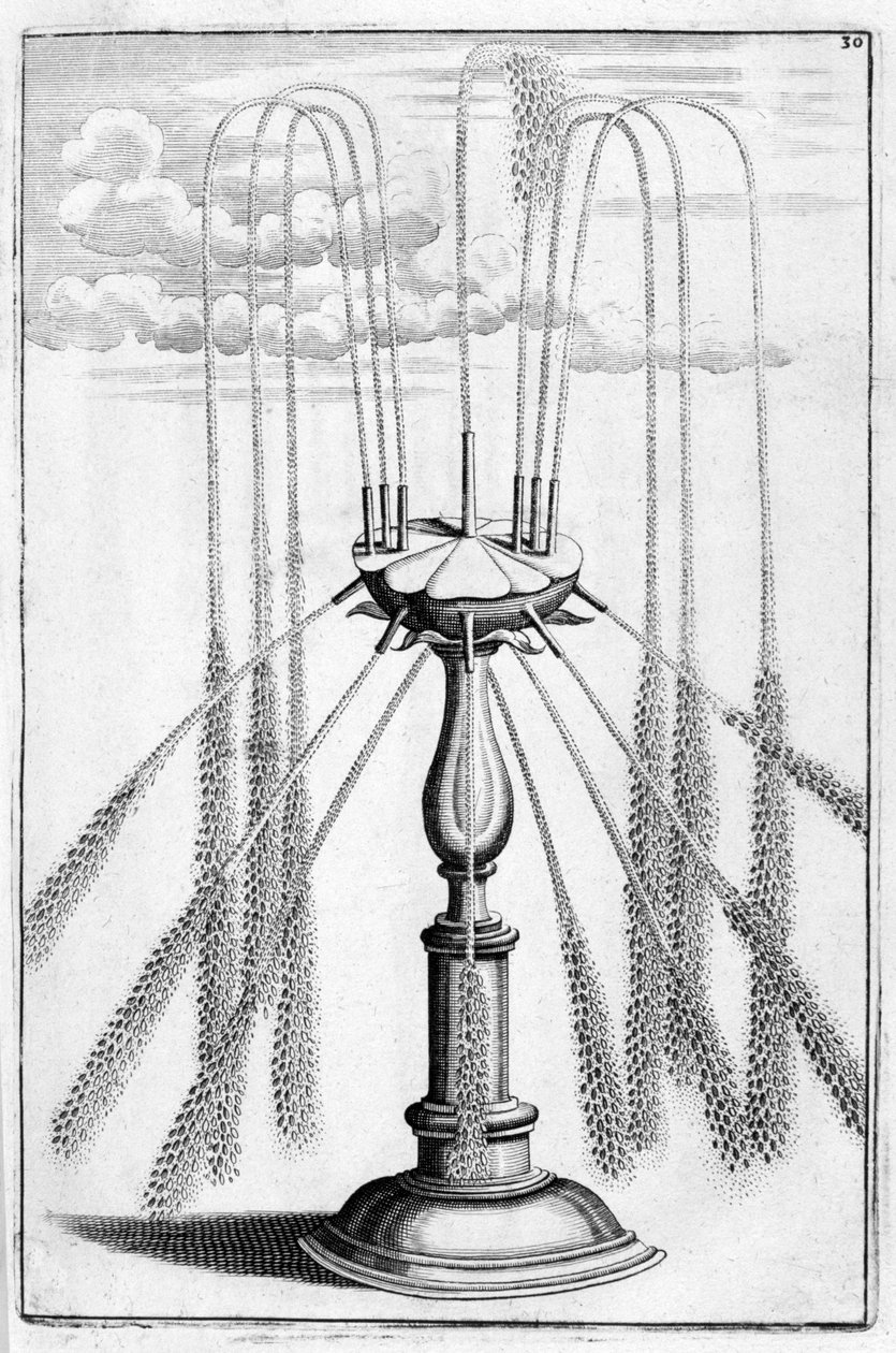 Ornamental Fountain Design by Georg Andreas Bockler