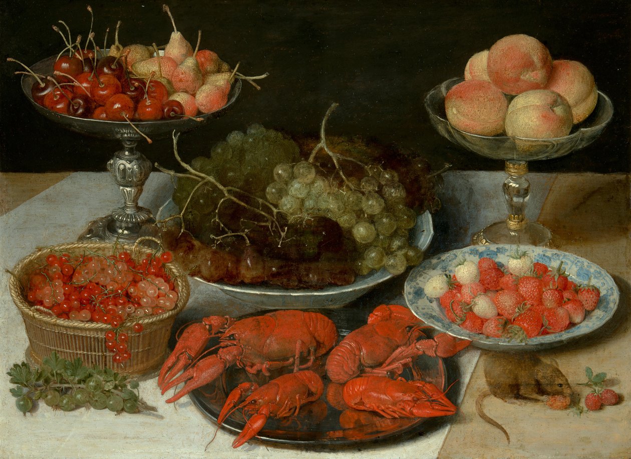 Still Life with Fruit and Crayfish by Georg Flegel