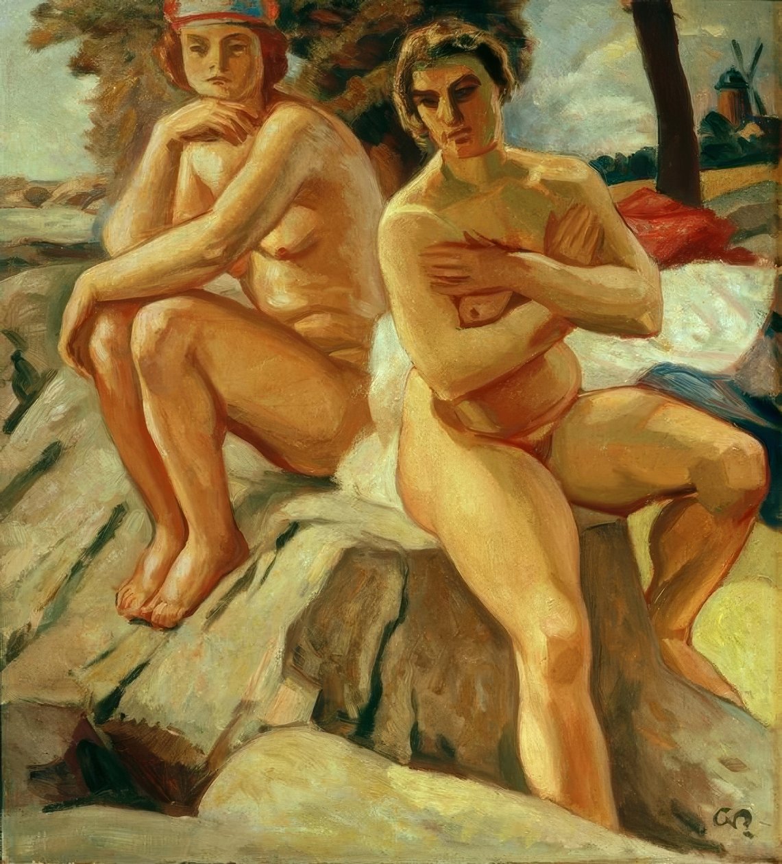 Bathing by Georg Pauli