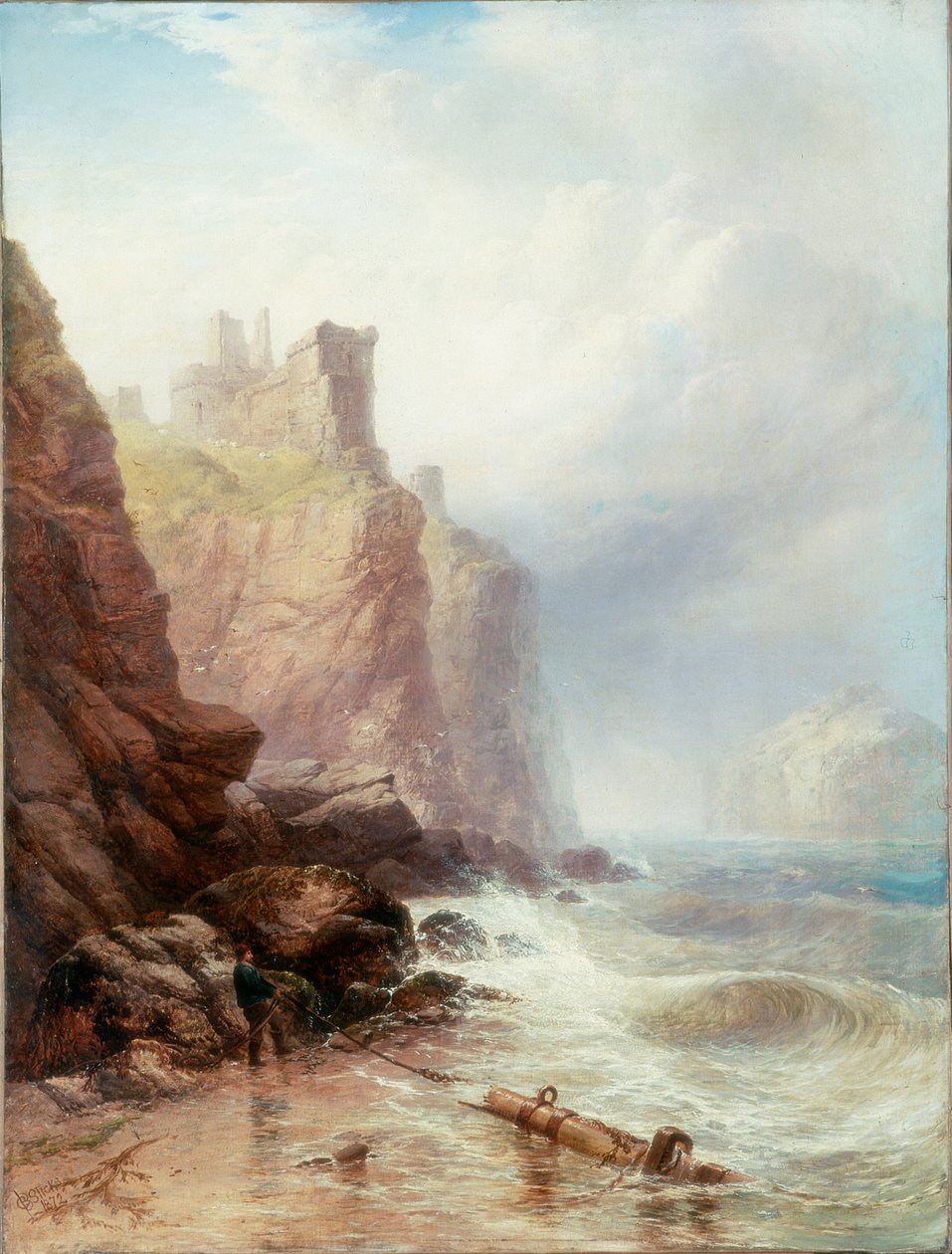 Tantallon Castle, 1872 by George Blackie Sticks