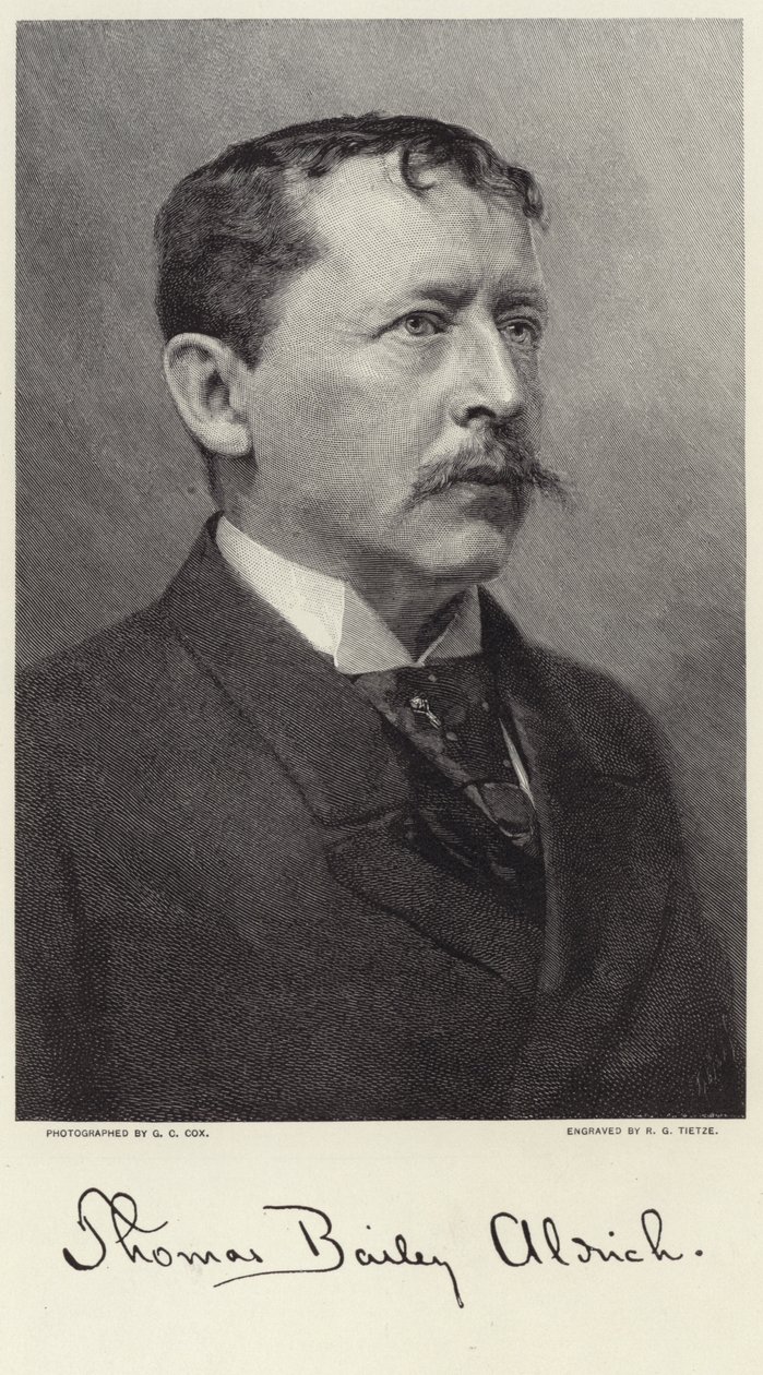 Portrait of Thomas Bailey Aldrich by George C. Cox