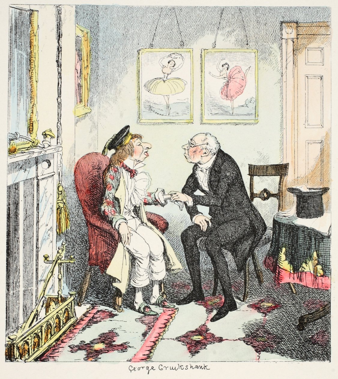 Mr Lambkin Finds That He Has Been Going Rather Too Fast in the Pursuit of Measure and Amusement, from The Bachelor
