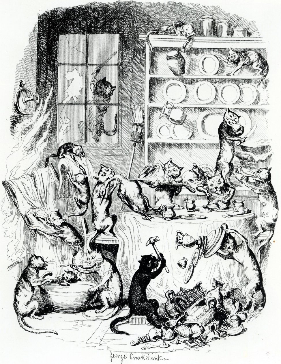 PrintBook Illustration by George Cruikshank