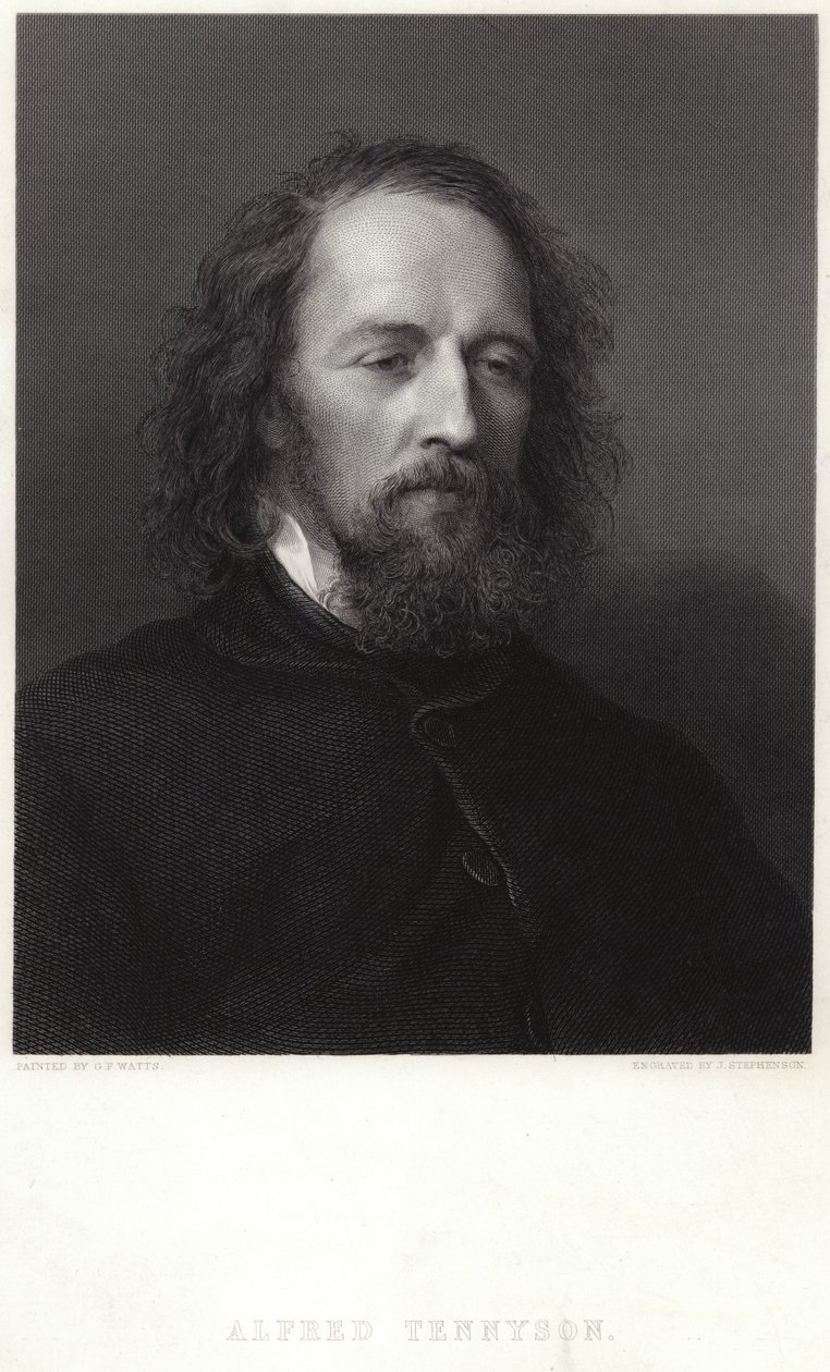 Portrait of Alfred, Lord Tennyson by George Frederick Watts