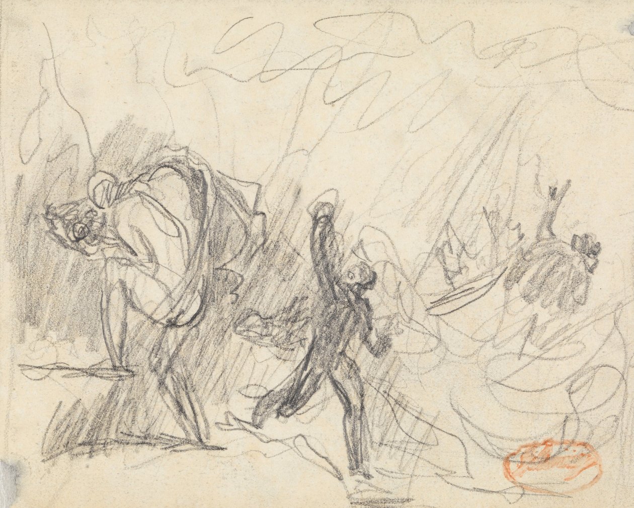 Figure Composition Study 20 by George Romney