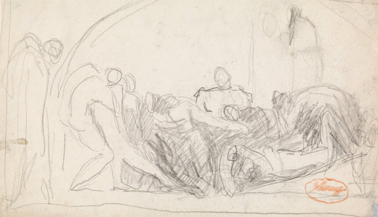 Figure Composition Study 22 by George Romney