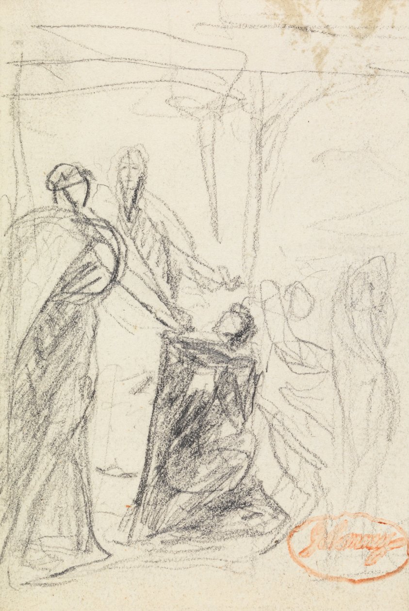 Figure Composition Study 40 by George Romney
