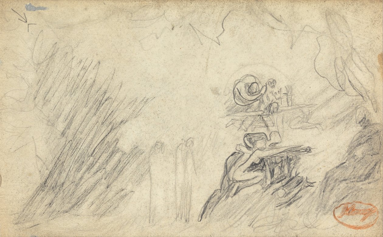 Figure Composition Study 47 by George Romney