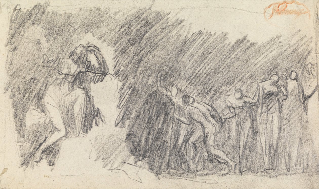 Figure Composition Study 5 by George Romney