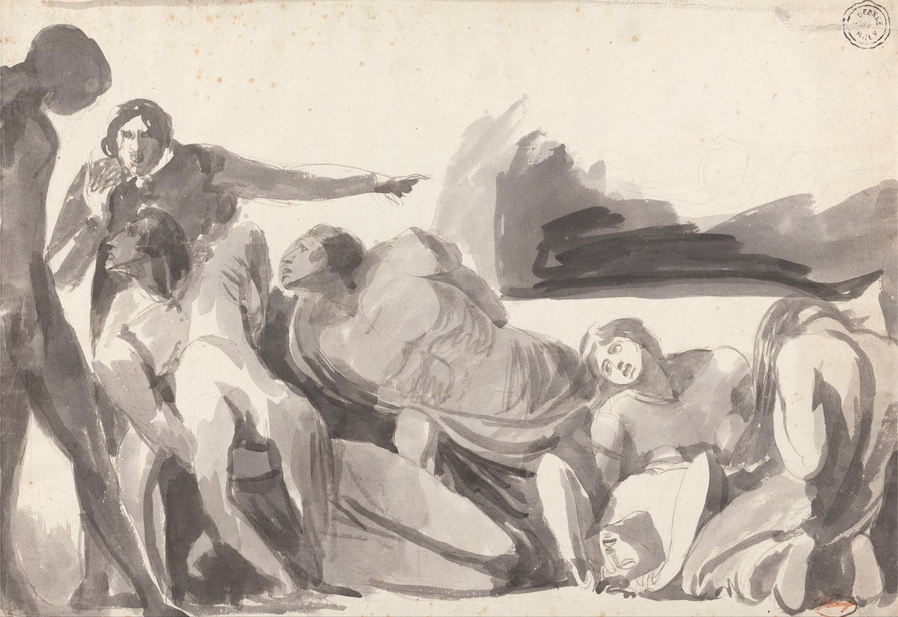 Howard Visiting a Prison by George Romney