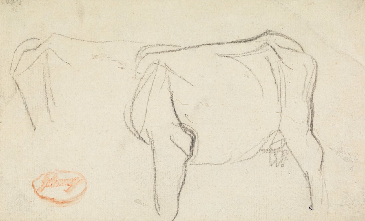 Study of a Cow by George Romney