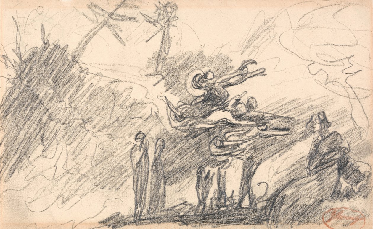 The Temptation of Christ by George Romney