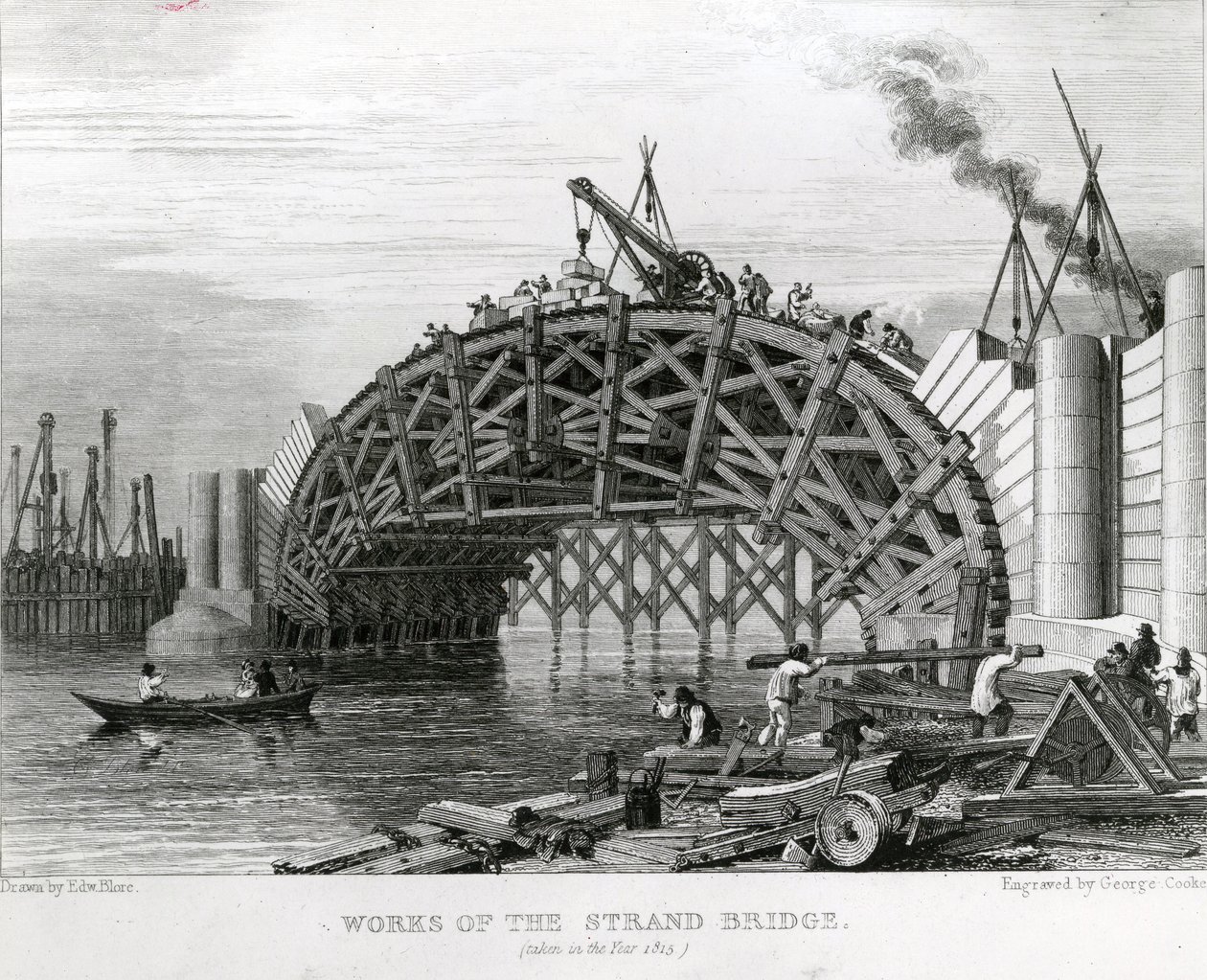 Works of the Strand Bridge by George Smith