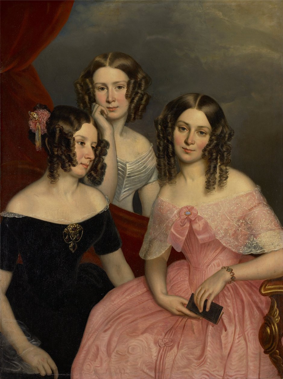 The Three Robinson Sisters by George Theodore Berthon