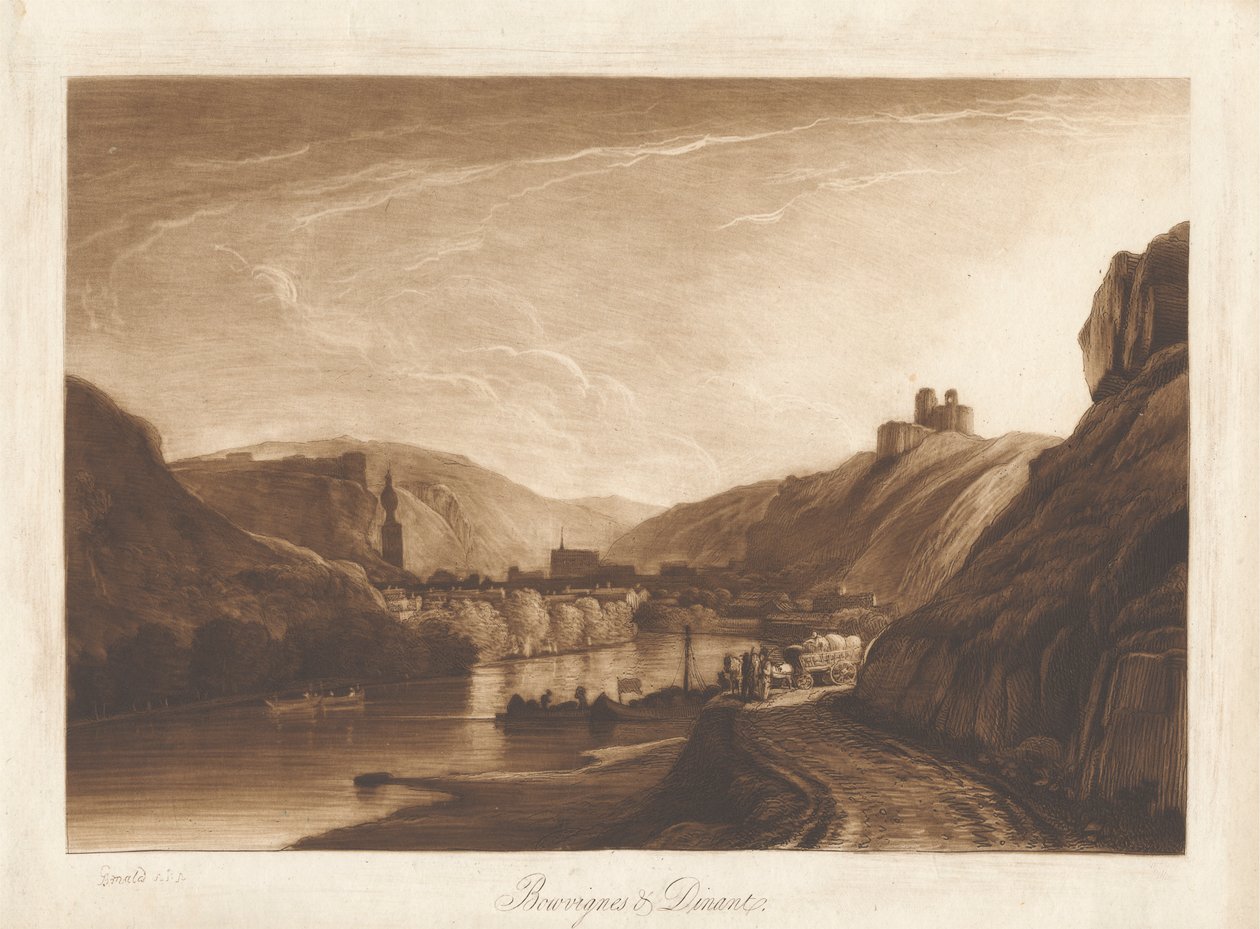 Bouvignes and Dinant by George Arnald