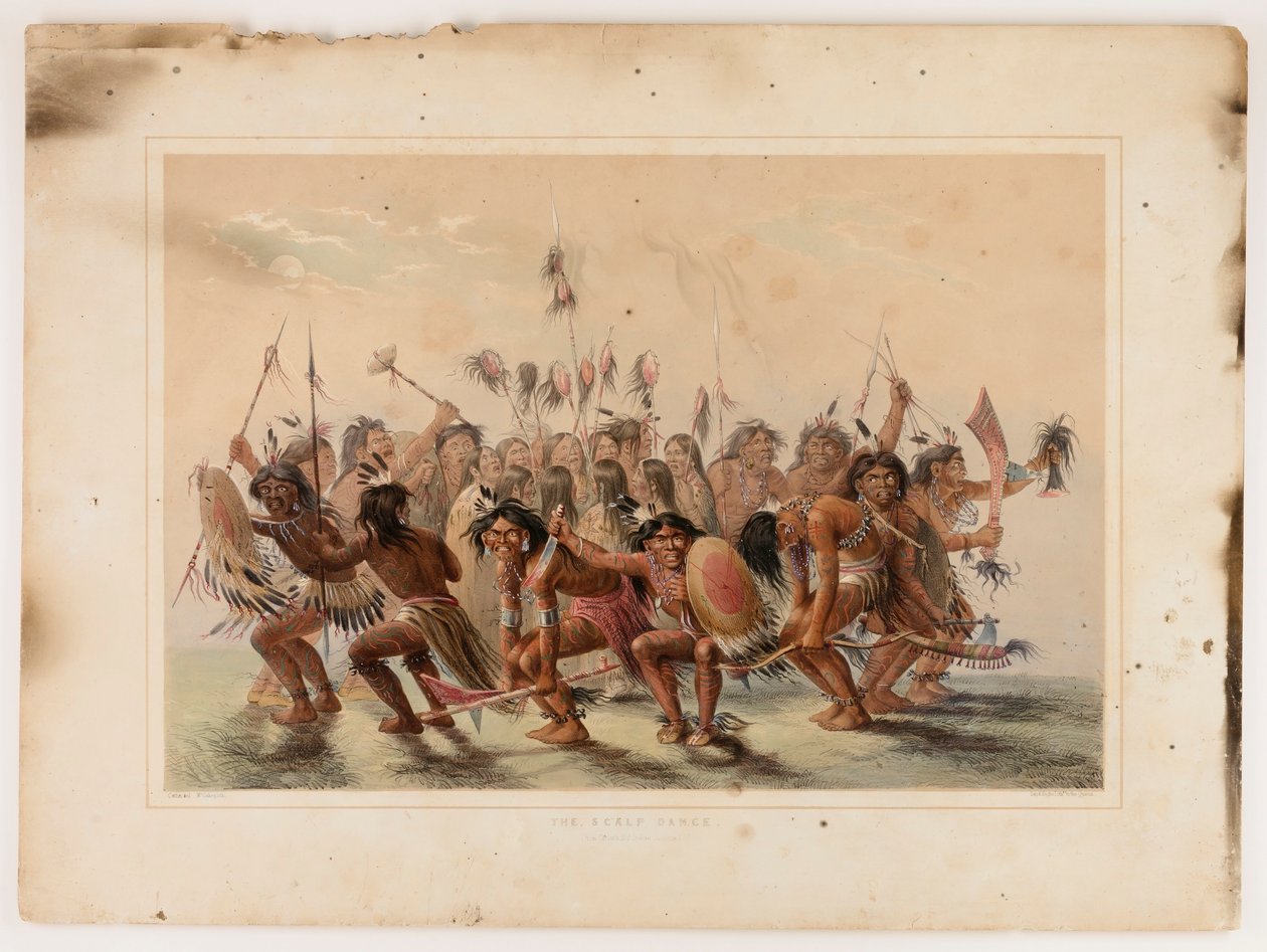The Scalp Dance by George Catlin