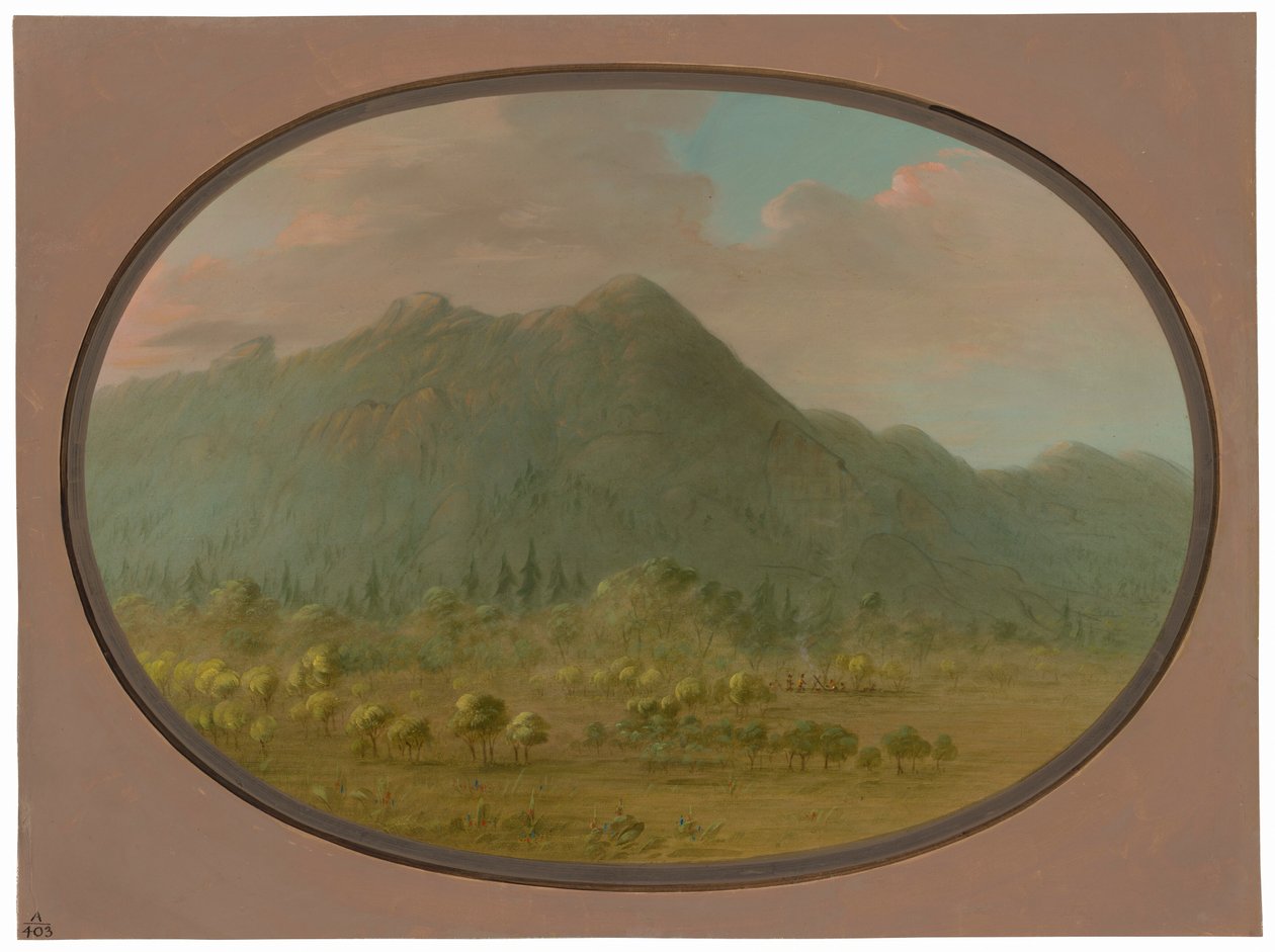 View in the Crystal Mountains by George Catlin