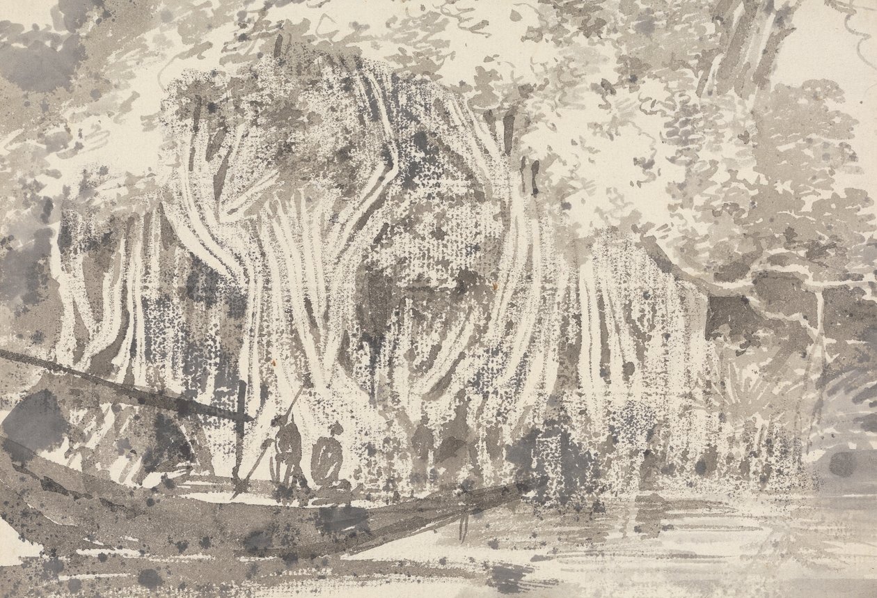 A Pipul Tree by George Chinnery