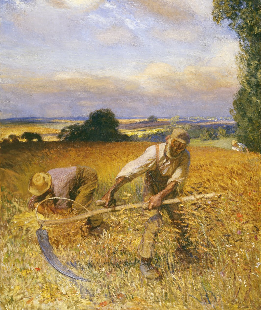 The Old Reaper by George Clausen