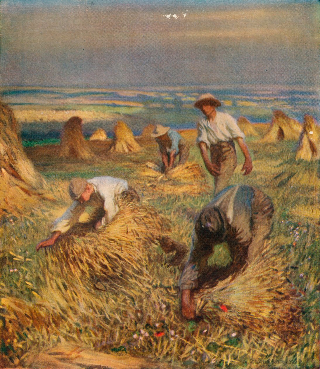 Tying the Sheaves by George Clausen