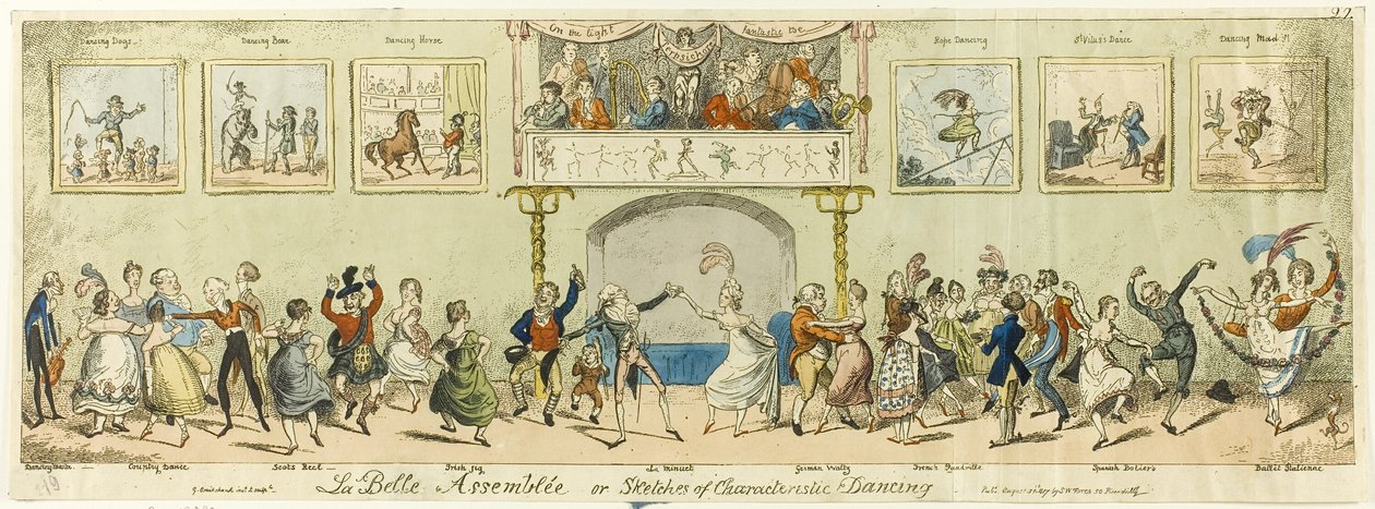 The Beautiful Assembly by George Cruikshank