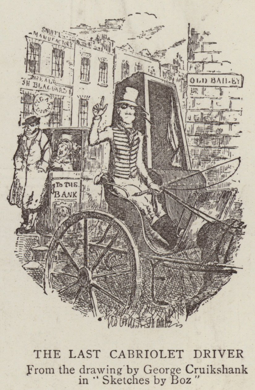 The Last Cabriolet Driver by George Cruikshank