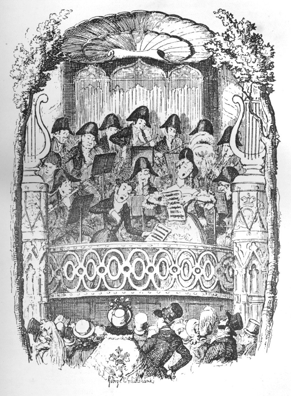 Vauxhall Gardens by Day by George Cruikshank
