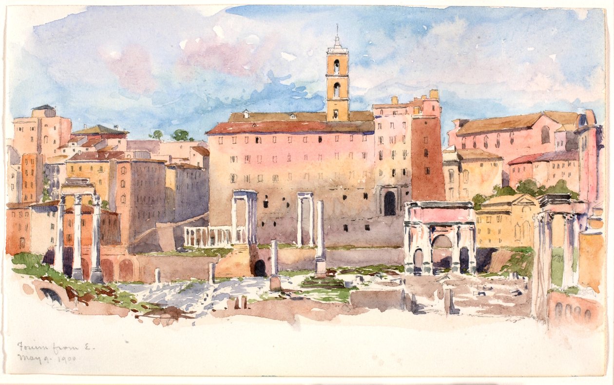 Forum from East by George Elbert Burr