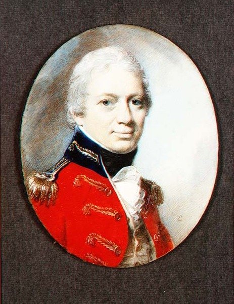 Miniature of Lt. Colonel Robertson by George Engleheart