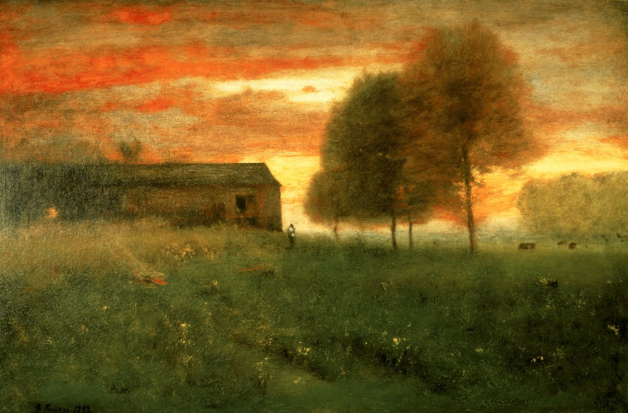 Sunset, Montclair, 1892 by George Inness
