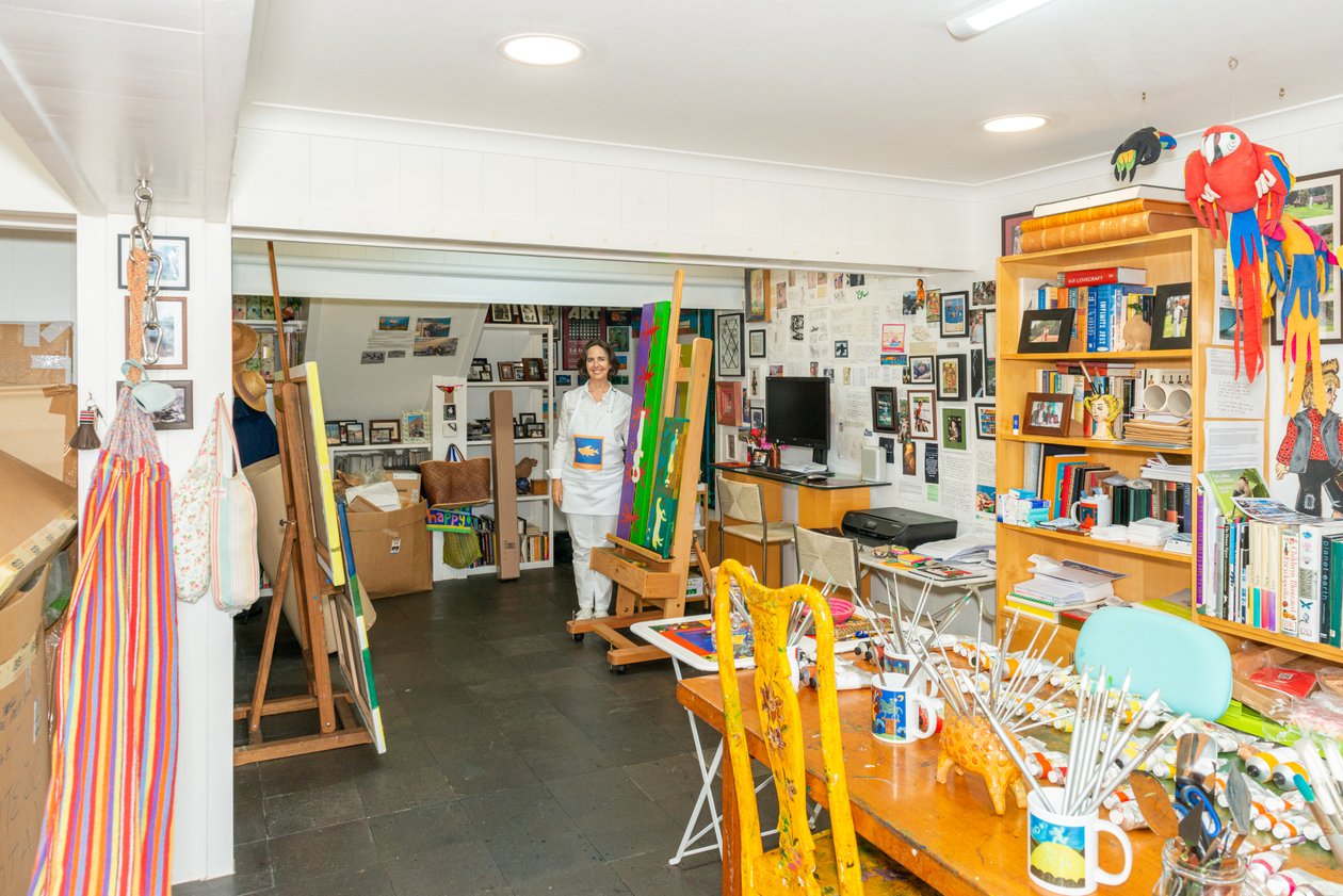 Cristina Rodriguez in Her Studio by Bartolome Esteban and studio Murillo