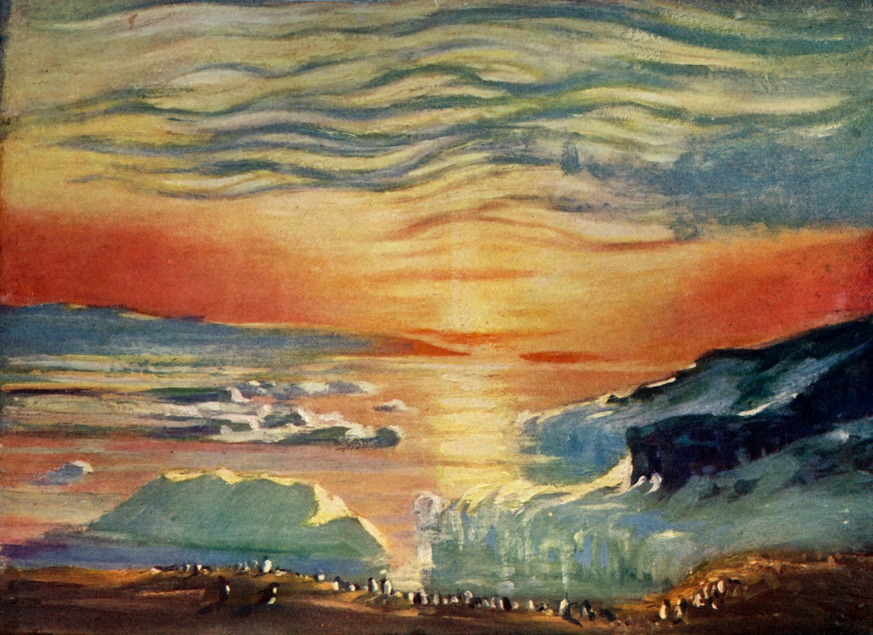 The Autumn Sunset, c1908, 1909 by George Marston