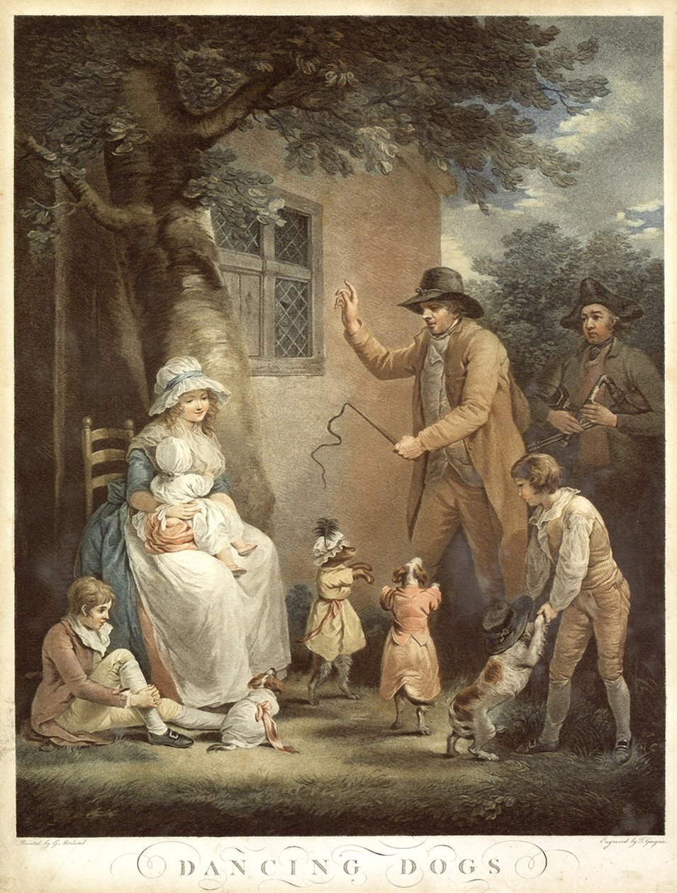 Dancing Dogs by George Morland