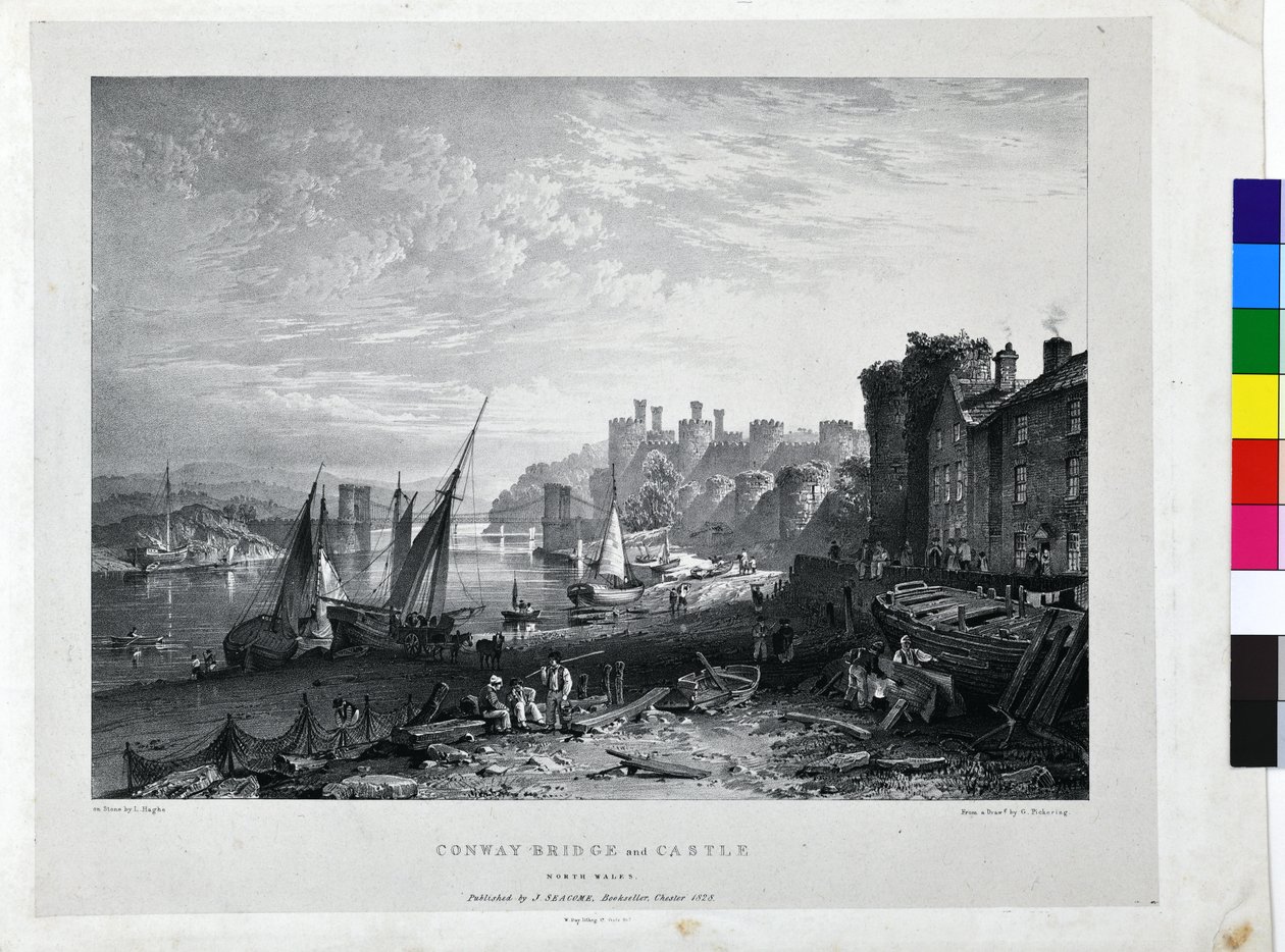Conway Bridge and Castle by George Pickering