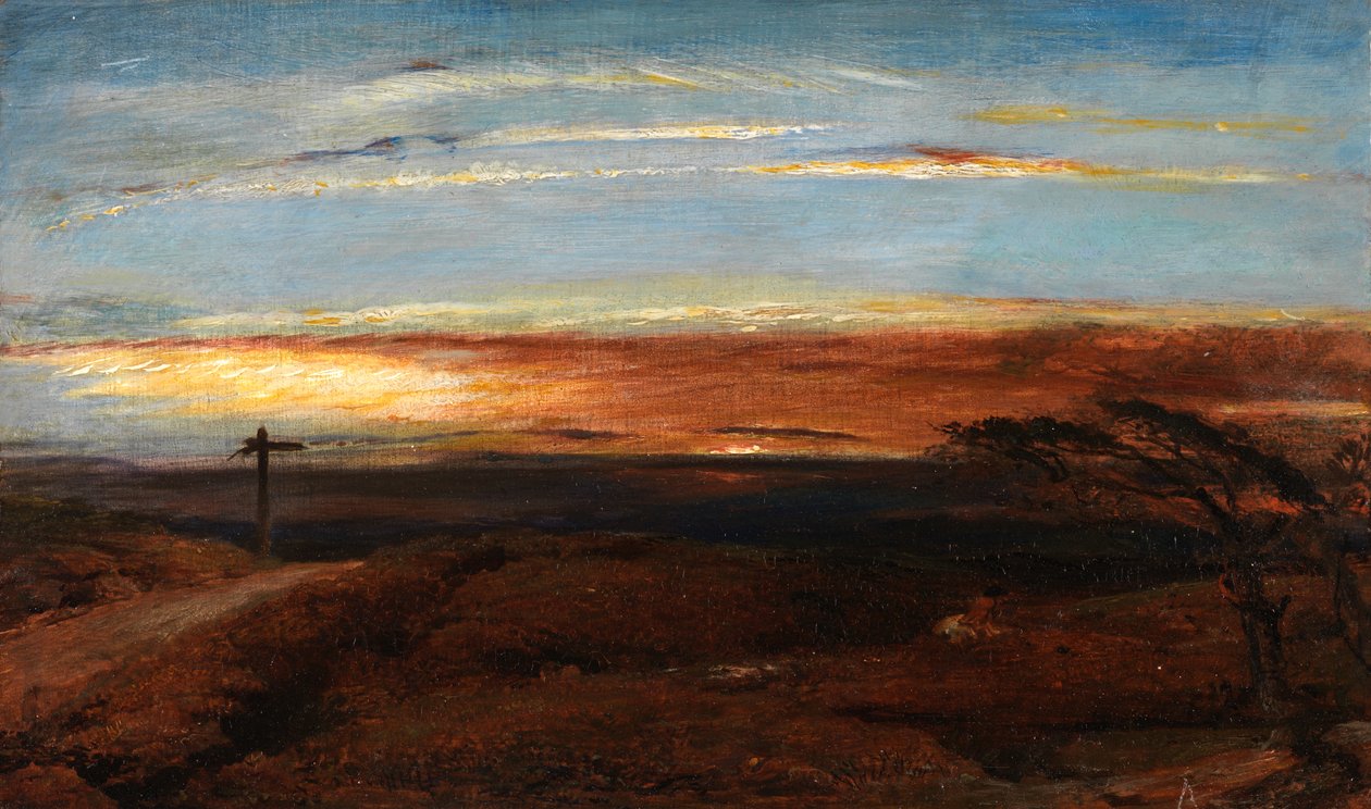 Landscape at Sunset by George Richmond