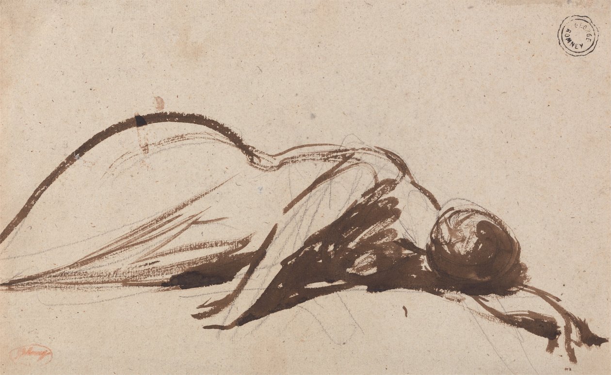Prostrate Woman by George Romney