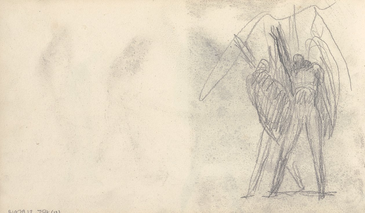 Sketchbook Drawing by George Romney