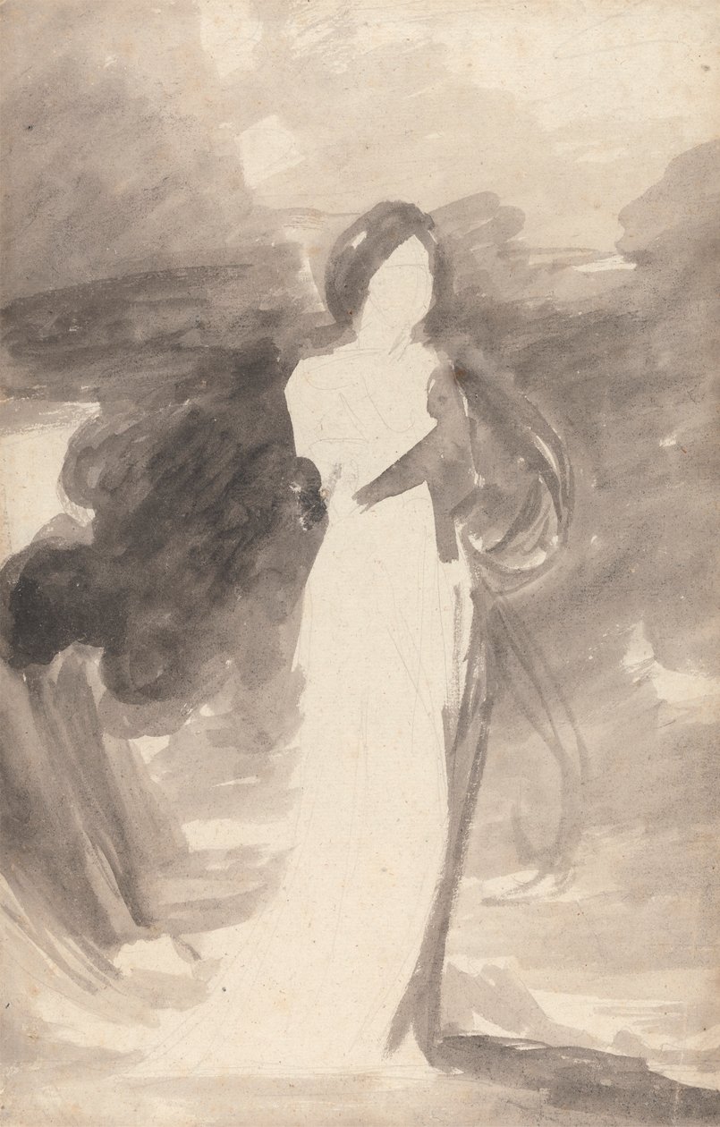 Study of a Lady Standing by George Romney