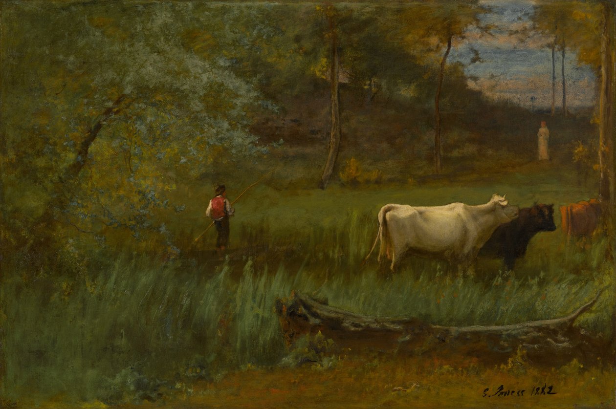 A Pastoral by George Snr. Inness