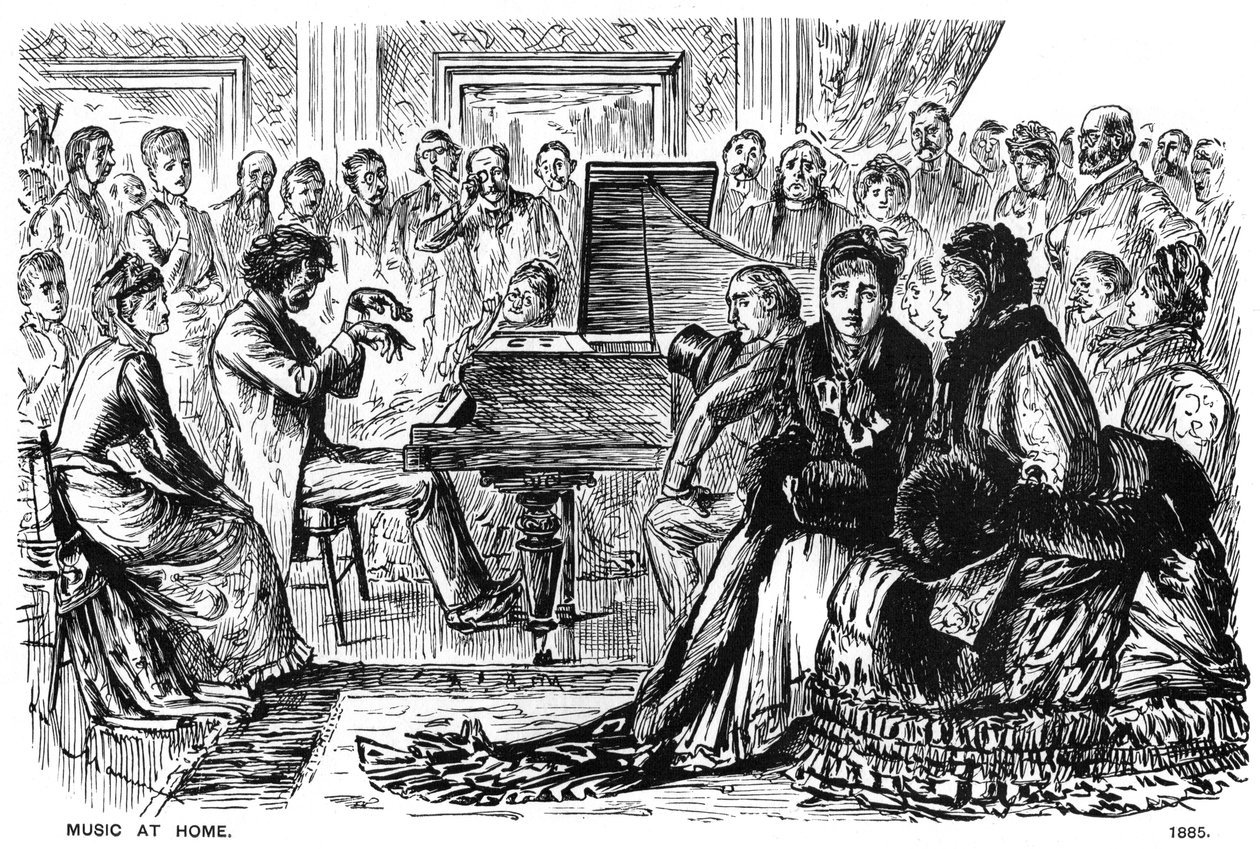 Music at Home by George du Maurier