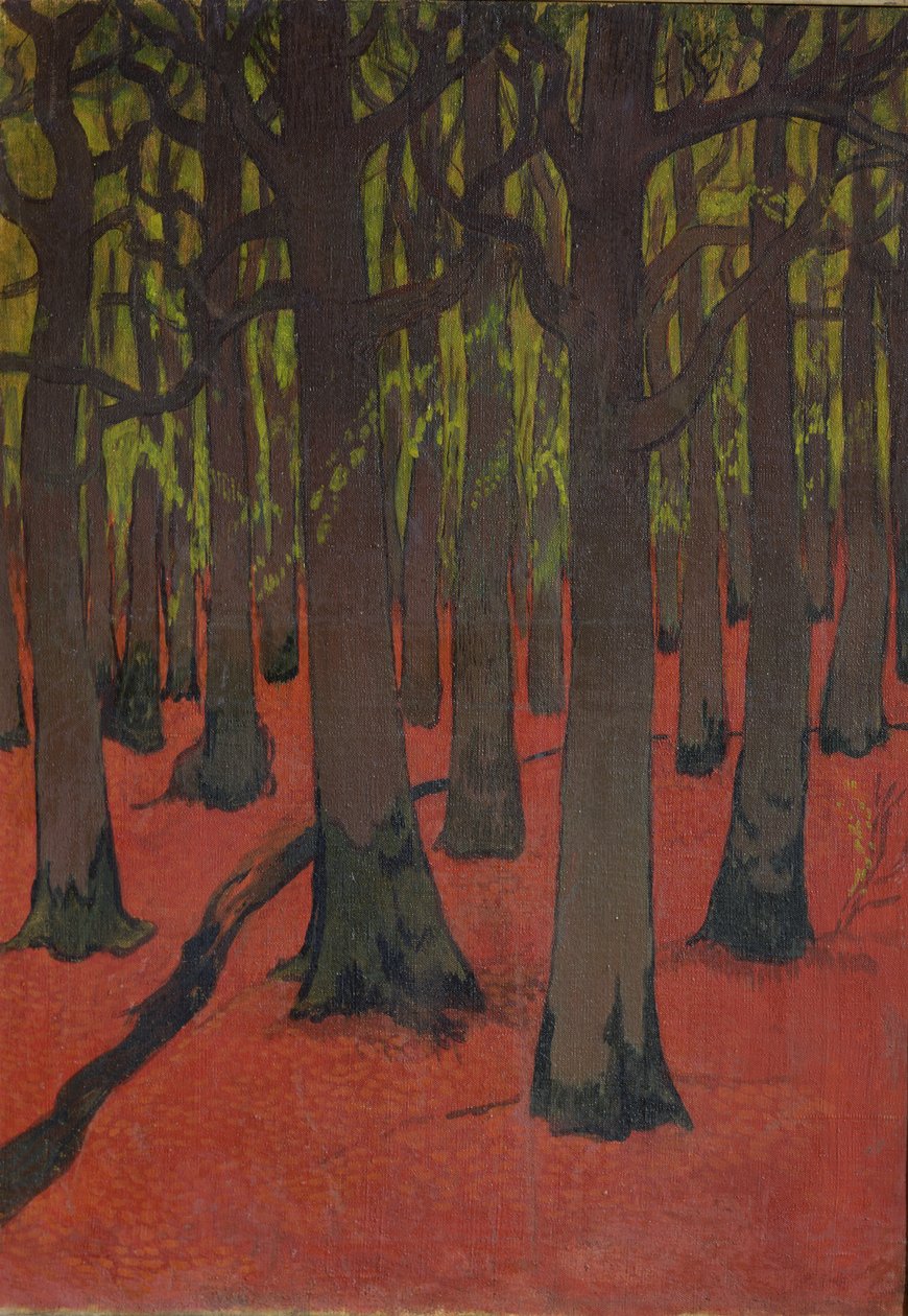 The Forest with Red Earth by Georges Lacombe