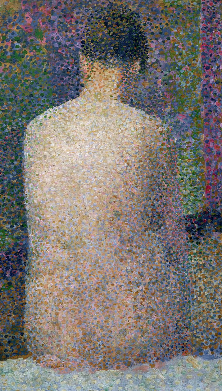 Model from the Back, 1886 by Georges Seurat