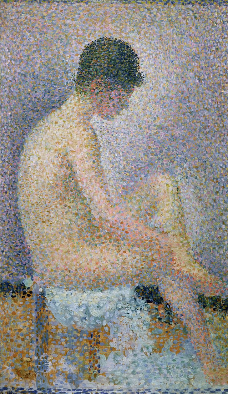 Model in Profile, 1886 by Georges Seurat