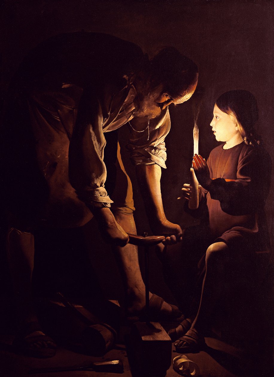 St. Joseph, the Carpenter, c.1640 by Georges de La Tour