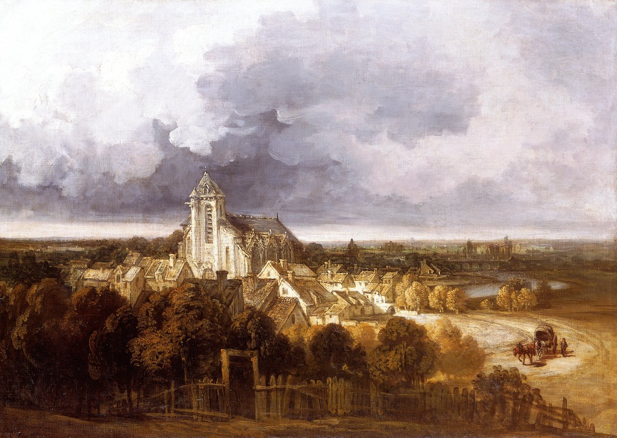 View of Meaux by Georges Michel
