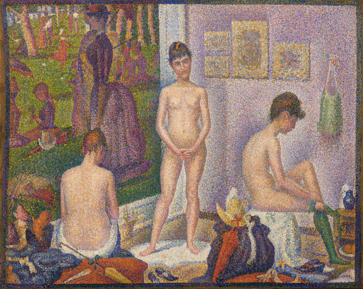 The Models, Ensemble (Small version) by Georges Pierre Seurat