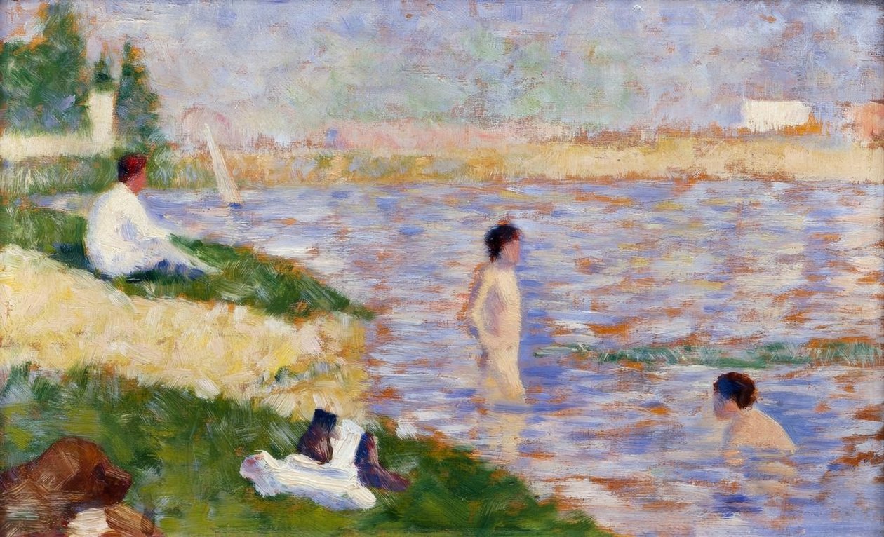 A Bathing in Asnières by Georges Seurat