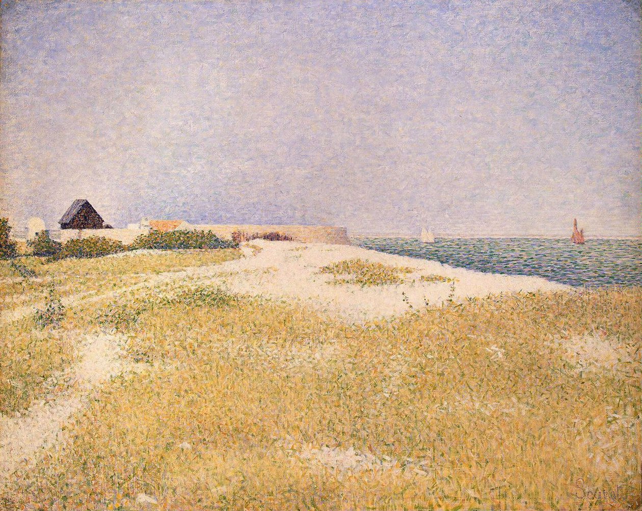 View of Fort Samson, 1885 by Georges Seurat