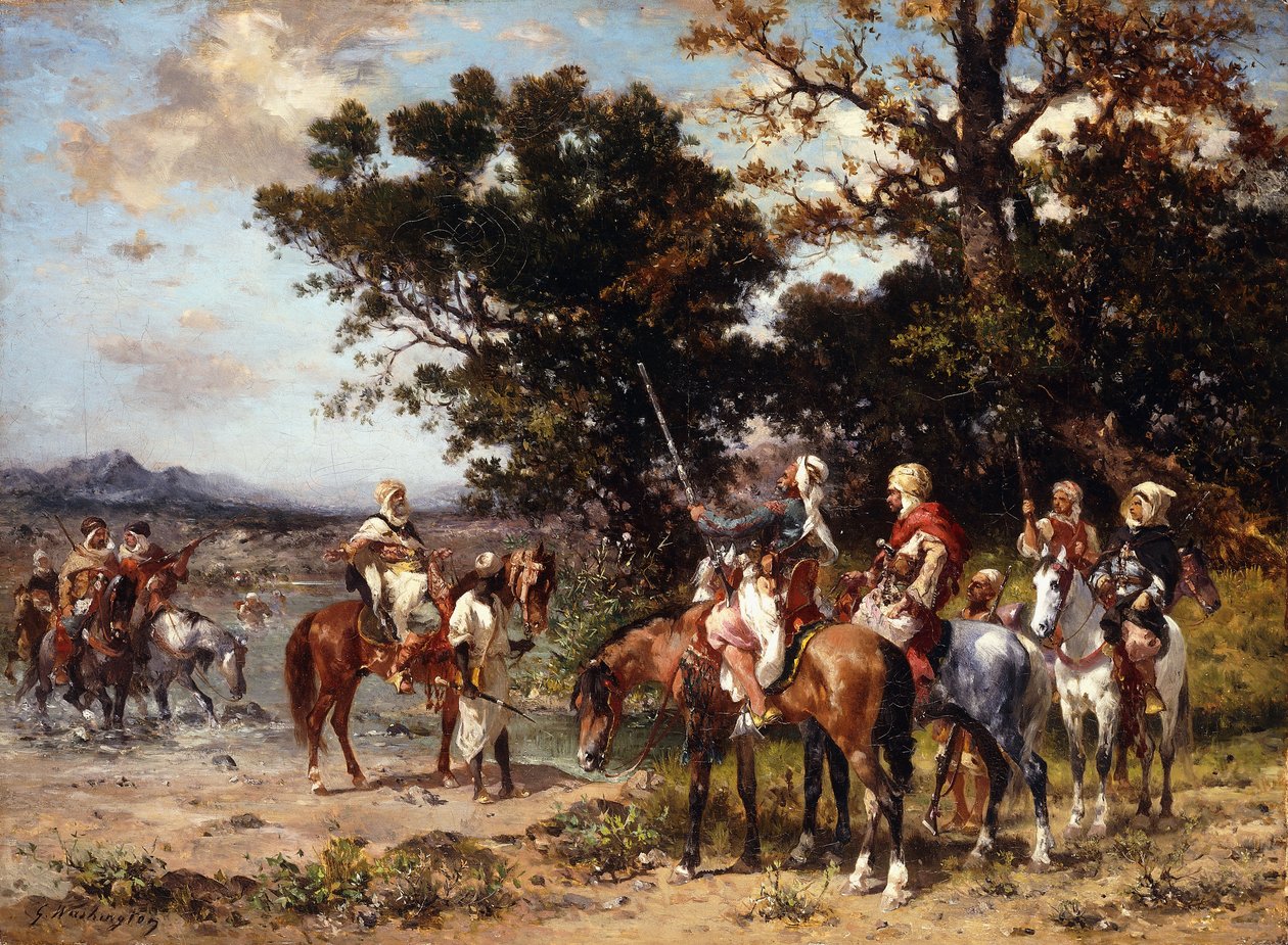 The Start for the Hunt by Georges Washington