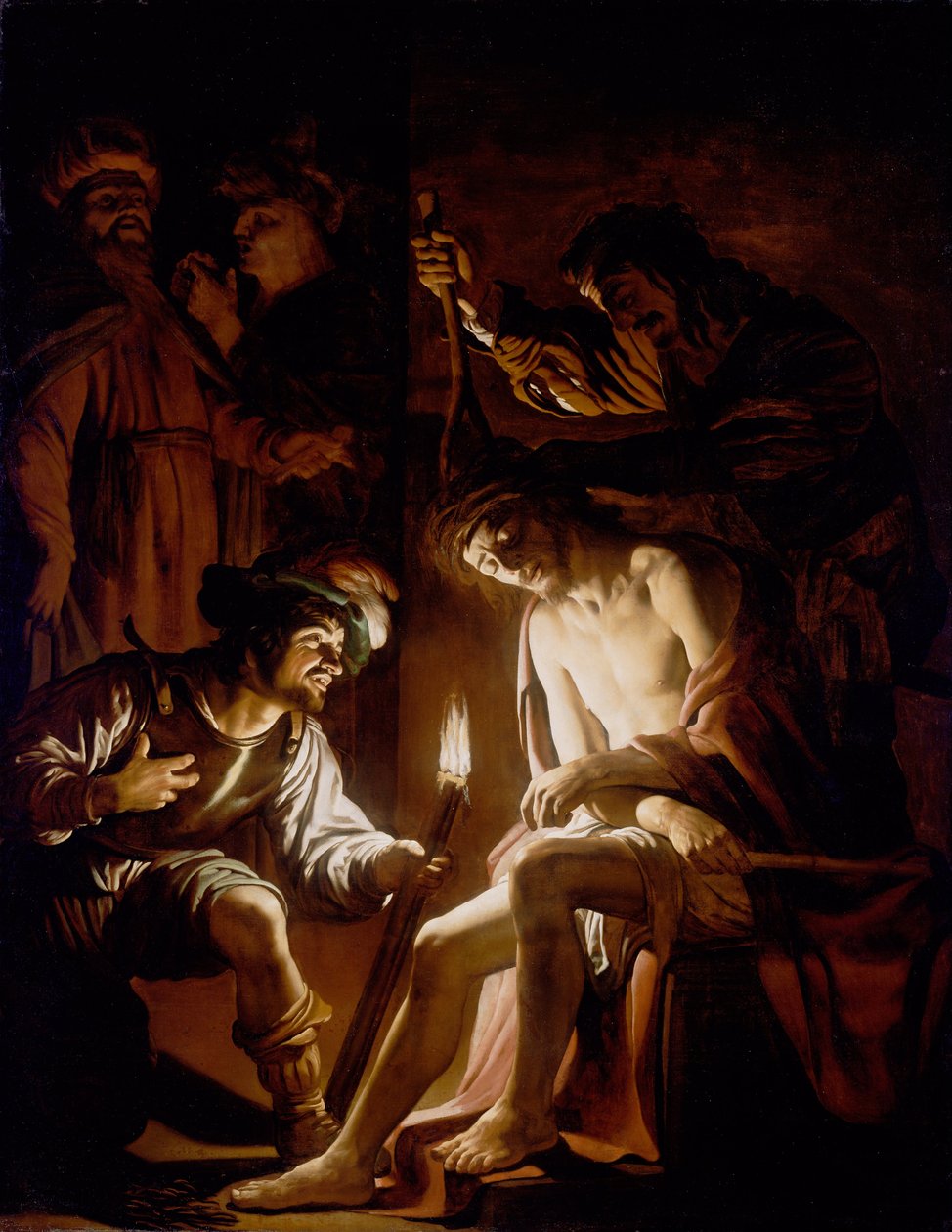 Christ Crowned with Thorns by Gerrit van Honthorst